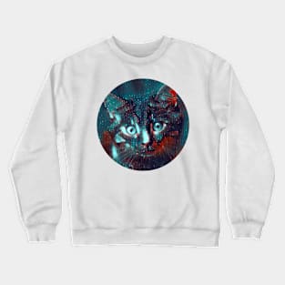 Cute mycat, revolution for cats Crewneck Sweatshirt